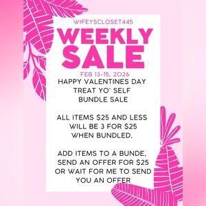 SALES, GIVEAWAY, + LIVE SHOW NOTIFICATION